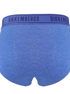 Набор брифов с уплотненным гульфиком (2шт) синего цвета Bikkembergs 52208